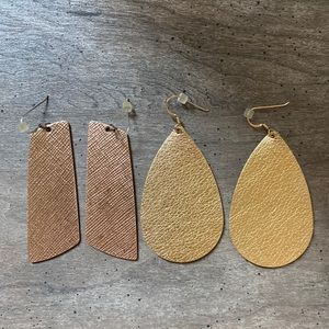Nickel and Suede earring bundle